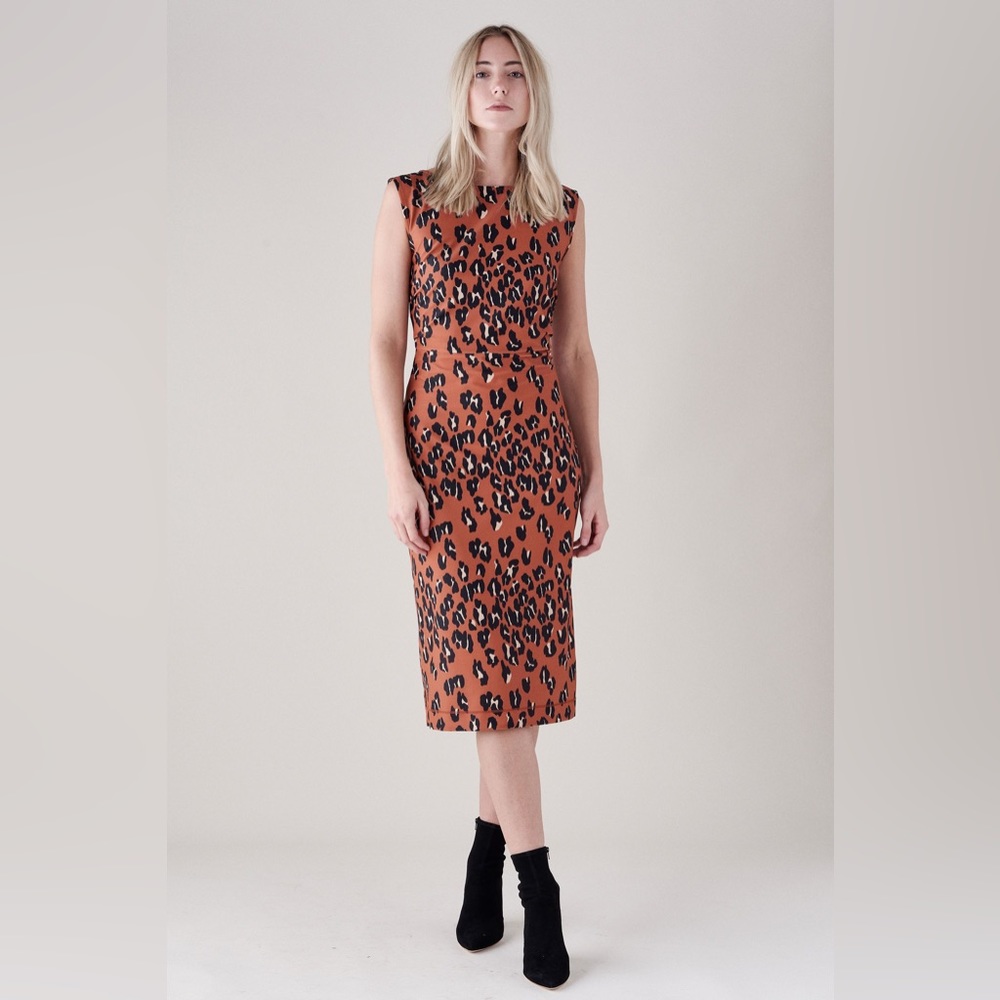 Rachel Comey Medina leopard print dress size small